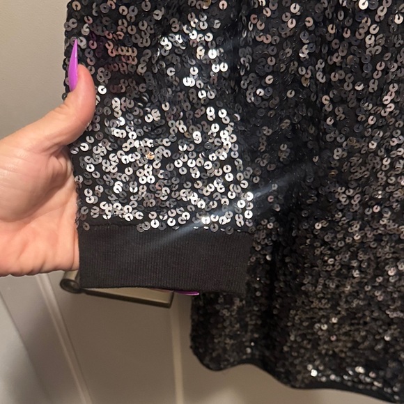 🆕Free People Long Sleeve Sequin Backless Dress. L. NWOT!💥 - Picture 4 of 7